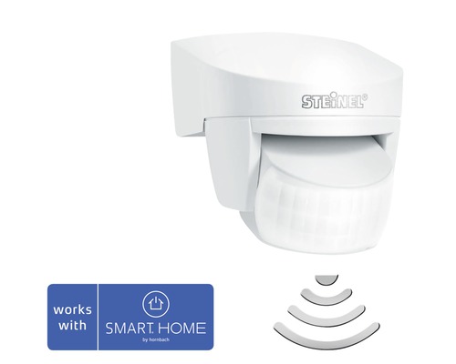 Steinel Bewegungsmelder IP54 Smart Friends mit Repeaterfunktion weiß - Kompatibel mit SMART HOME by hornbach Steinel Bewegungsmelder IP54 Smart Friends mit Repeaterfunktion weiß - Kompatibel mit SMART HOME by hornbach