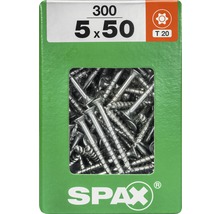 Spax Universalschraube Senkkopf Stahl gehärtet T 20, Holz-Teilgewinde 5x50 mm, 300 Stück-thumb-0