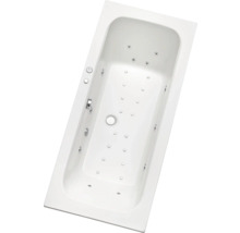 Rechteckige Badewanne mit Whirlpoolfunktion, Aufsicht