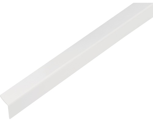 Winkelprofil PVC weiß selbstklebend 20 x 20 x 1,5 mm 1,5 mm , 2,6 m Kunststoff Winkelprofil