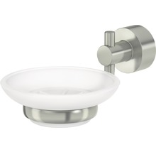 Seifenhalter zur Wandmontage mit Halterung aus Metall und Seifenschale