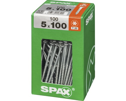 Packung mit 100 Spax Schrauben 5x100