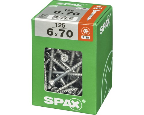 Schrauben 6 x 70 Millimeter im Karton von Spax