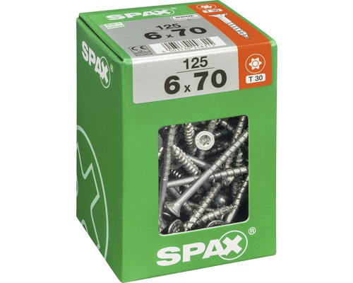Spax Universalschrauben 6x70 Millimeter im Karton