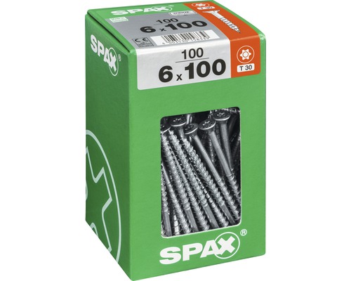 Verpackung Spax Schrauben 6 x 100 Millimeter