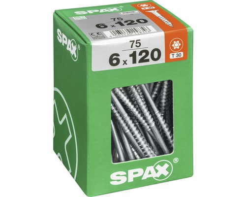 Spax Universalschrauben im Karton, 6 x 120 Millimeter
