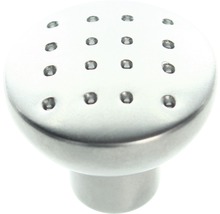 Möbelknopf aus Metall mit Löchern