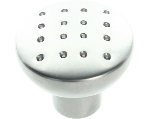 Möbelknopf aus Metall mit Löchern