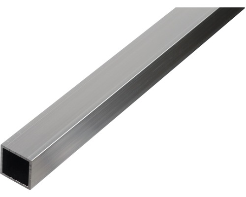 Vierkantrohr Aluminium 25 x 25 x 1,5 mm 1,5 mm , 2,6 m Aluminium Vierkantrohr