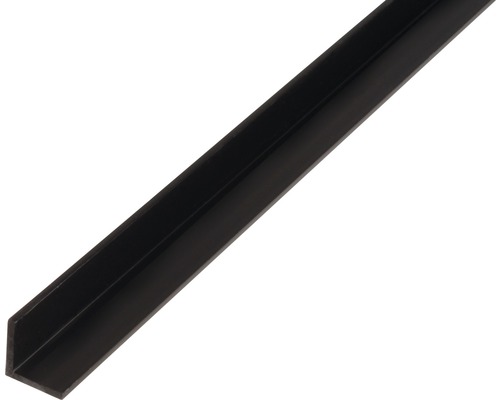 Winkelprofil PVC schwarz 25 x 25 x 1,8 mm 1,8 mm , 2,6 m Winkelprofil aus Metall