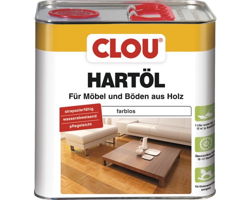 CLOU Hartöl farblos 2,5ltr.