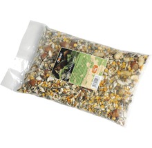Eichhörnchenfutter in durchsichtiger Verpackung