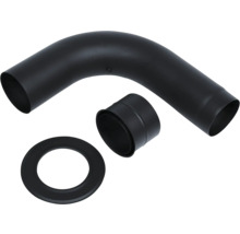 Ofenrohrbogen, Ofenrohrverbinder und Rosette für den Ofenrohranschluss