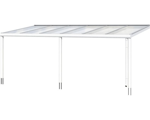 Terrassenüberdachung mit transparentem Dach