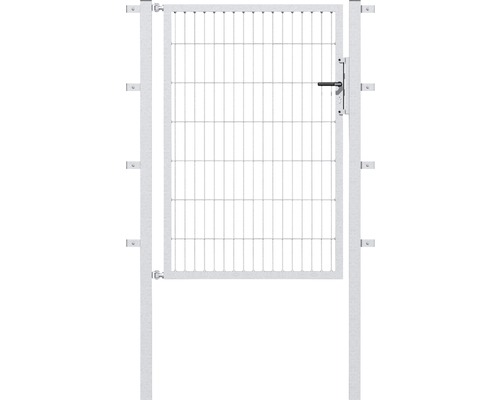 Stabgitter-Einzeltor ALBERTS Flexo Typ 6/5/6 100 x 160 cm inkl. Pfosten 6 x 6 cm feuerverzinkt