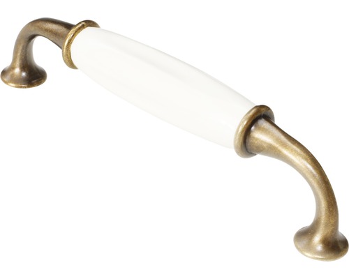 Möbelgriff aus Keramik und Metall