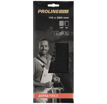 PROLINE Gold Schleifgitter, Körnung 120, Größe 115 x 280 Millimeter, 3 Stück