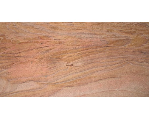 Nahaufnahme einer Sandsteinplatte mit Schichtmuster