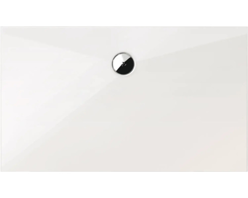 Extraflaches Rechteck-Duschwannen-Set Schulte ExpressPlus EP21403004 100x80x3,5 cm weiß