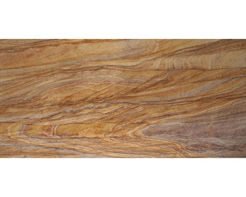 Naturstein Schieferplatte Slate-Lite 61,0x122,0 cm rot gelb