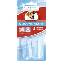 Bogadent Silikonfinger zur Zahnreinigung für Hunde, 2 Stück