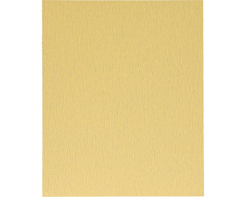 Gelber Schleifpapierbogen