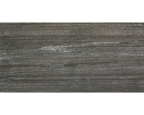 Nahaufnahme einer Bodenfliese mit Holzoptik