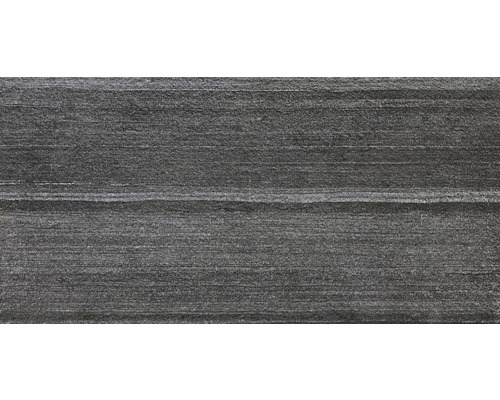 Nahaufnahme einer grauen Holzterrasse mit horizontaler Maserung