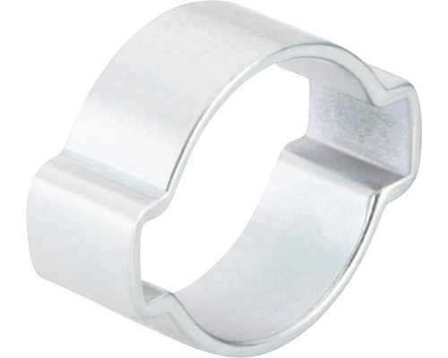 Stufenlose 2-Ohr-Klemme 5x7 mm gal. verzinkt, 100 St. Schlauchschelle aus Metall