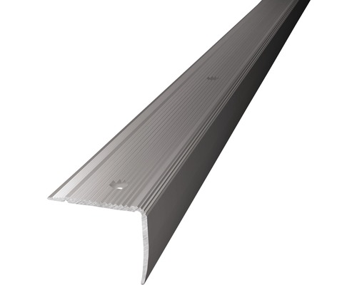 Treppenkantenprofil Aluminium silber 1000x35x30 mm