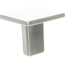 Quadratischer Möbelknopf aus Metall