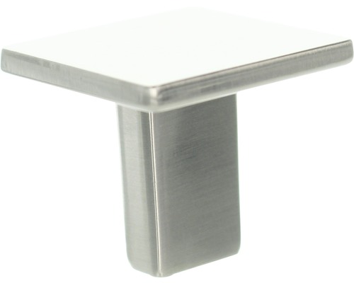 Quadratischer Möbelknopf aus Metall