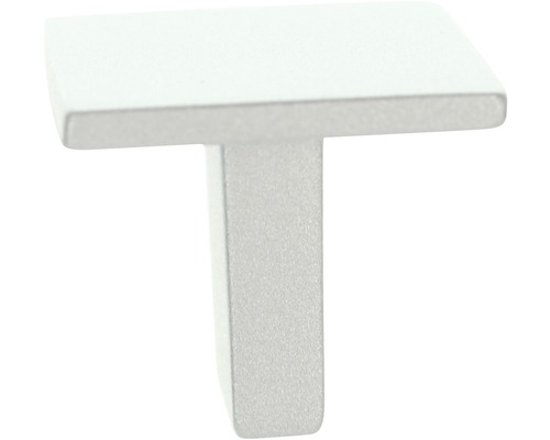 Möbelknopf aus Metall, rechteckig