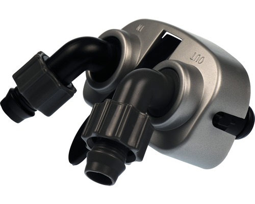 Schlauchanschlußblock JBL CristalProfi e402 greenline, e702 greenline, e902 greenline Gartenschlauch-Verteiler mit zwei Abgängen