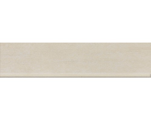 Feinsteinzeug Sockelfliese Oikos Sokio 7,0x30,0 cm beige