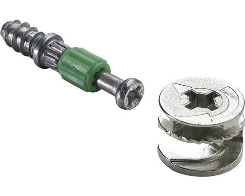 Exzenterverbinder mit Schraube und Gehäuse