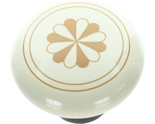 Möbelknopf mit Blumendesign