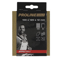 PROLINE GOLD Profi Schleifpads P120 120x98x13 mm