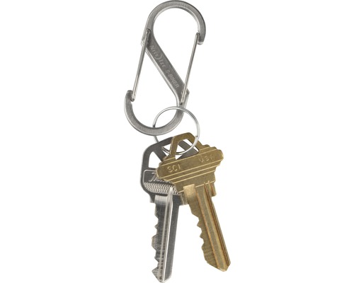 Schlüsselanhänger mit Karabiner und zwei Schlüsseln