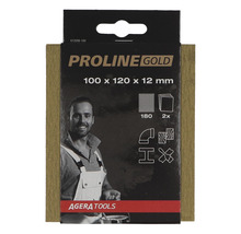 PROLINE GOLD Profi Schleifpads P180 120x98x13 mm
