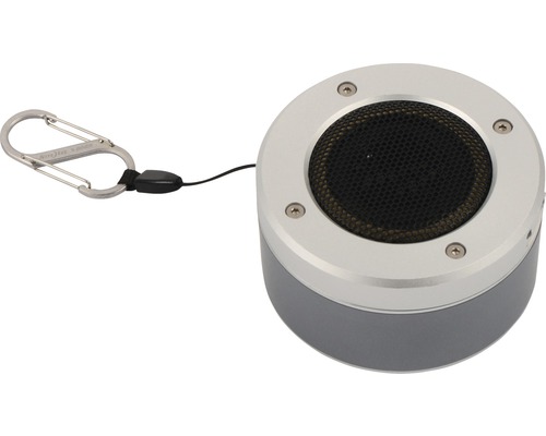Runder Lautsprecher mit Karabinerhaken