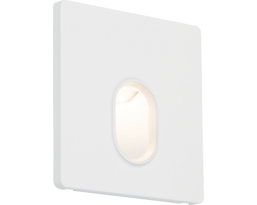LED Einbauleuchte weiß 1-flammig 110 lm 2700 K warmweiß eckig 78x78 mm