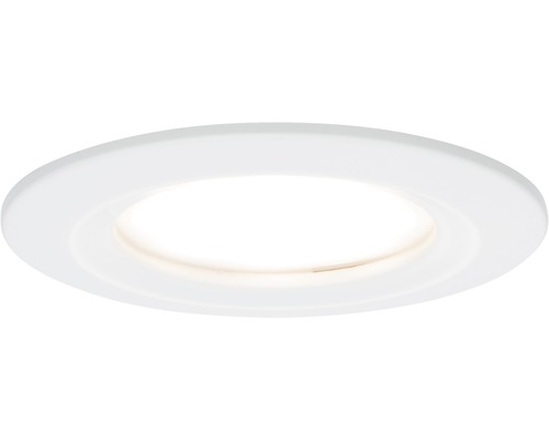 LED Einbauleuchte Nova Coin weiß matt 1-flammig rund 650 lm 2700 K warmweiß LED Einbauleuchte Nova Coin weiß matt 1-flammig rund 650 lm 2700 K warmweiß