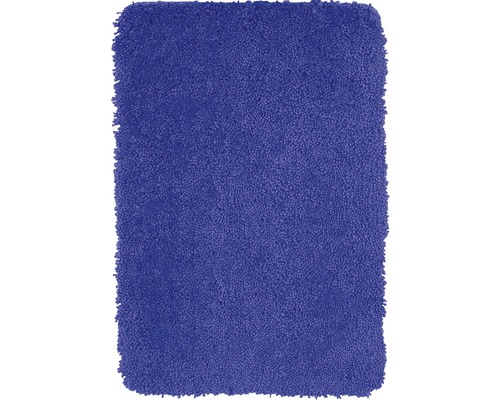 Badteppich Spirella Highland 55x55 cm dunkelblau Rechteckiger Teppich mit hohem Flor
