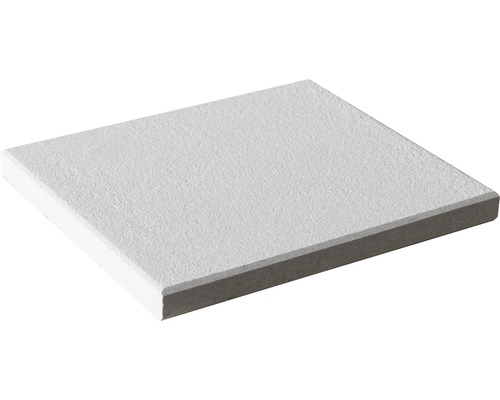 Beckenumrandung Leier White HARDLINE®-Sichtkanten 34 x 34 cm Quadratische Terrassenplatte aus Beton