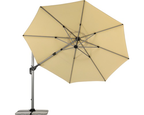 Freischirm mit Standfuß für den Garten