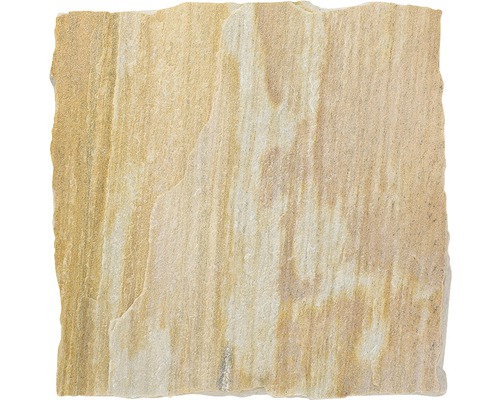 FLAIRSTONE Quarzit Terrassenplatte Milano 40 cm x 40 cm Stärke 2 cm - 4 cm Sandsteinplatte für den Außenbereich