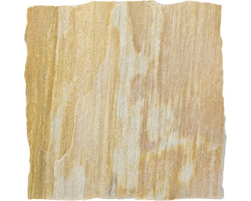 FLAIRSTONE Quarzit Terrassenplatte Milano 50 cm x 50 cm Stärke 2 cm - 4 cm Sandsteinplatte für den Außenbereich