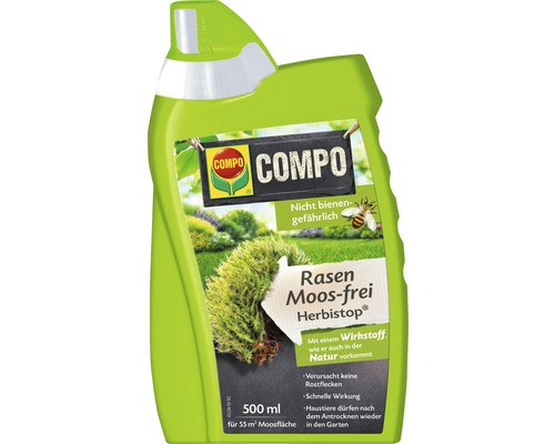 Rasen Moos-frei Herbistop® Compo Konzentrat 500 ml für 55 m² Reg.Nr. 3251-902