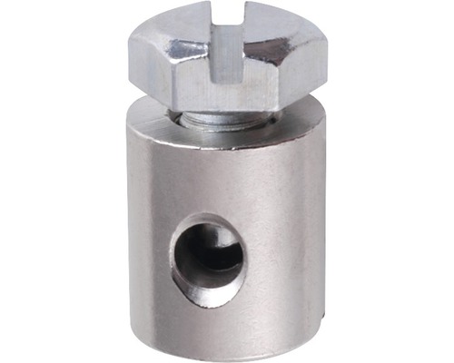 Schraubnippel mit Sechskantschraube 2,8 mm, 20 Stück Drahtseilklemme aus Metall